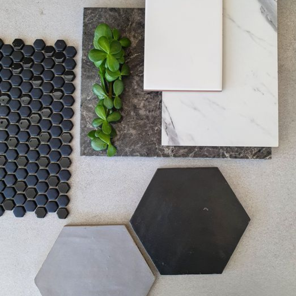 Heaxagon tiles a popular trend