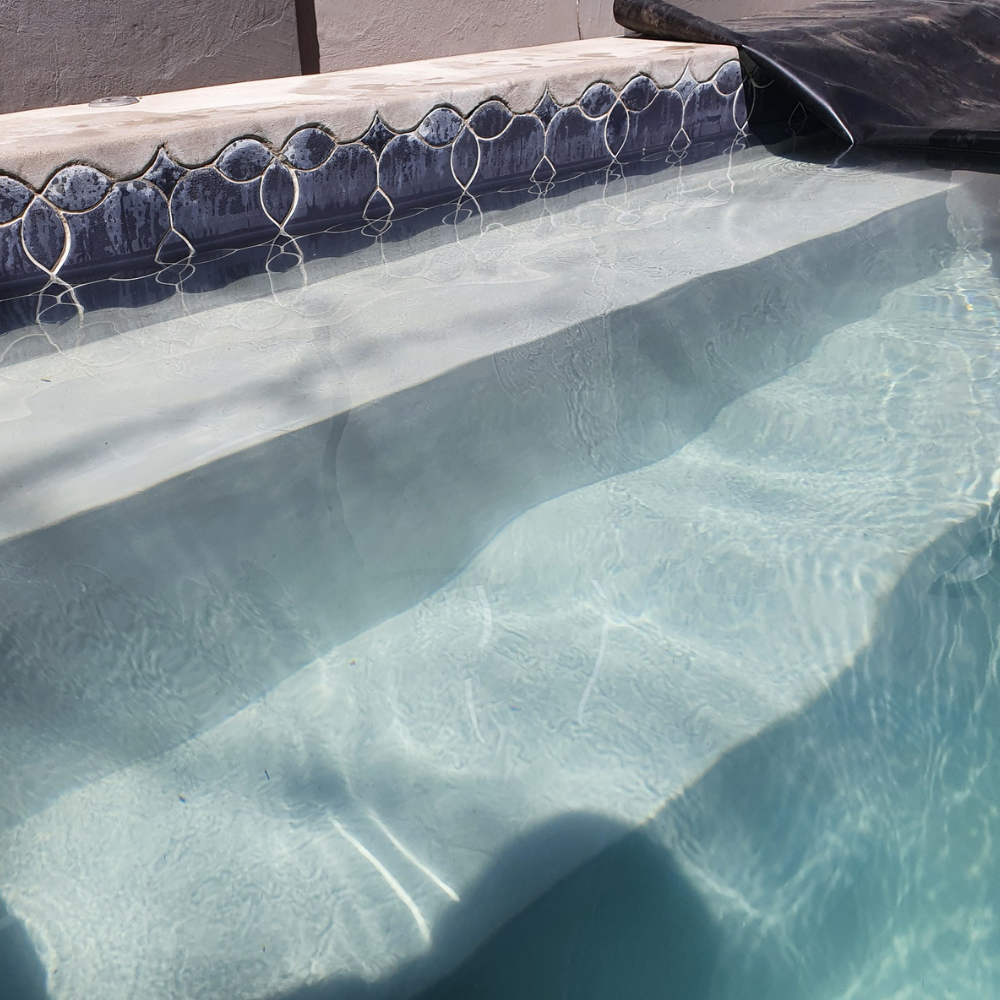 Trim your pool with mosaic