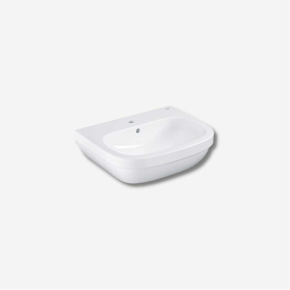 Euro Ceramic Wash Basin Wall Hung 60