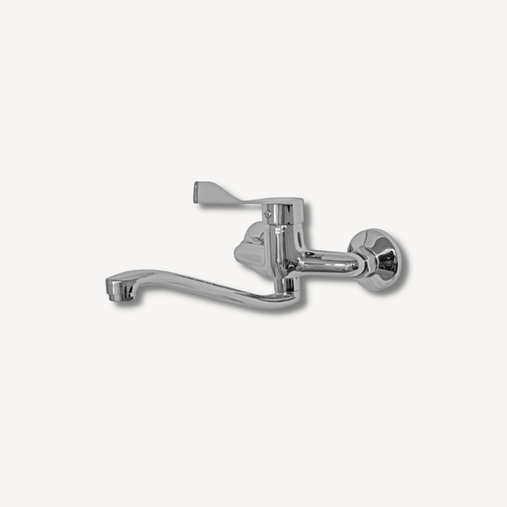 Bore Elbow Action Sink Mixer W/T Standard Offset