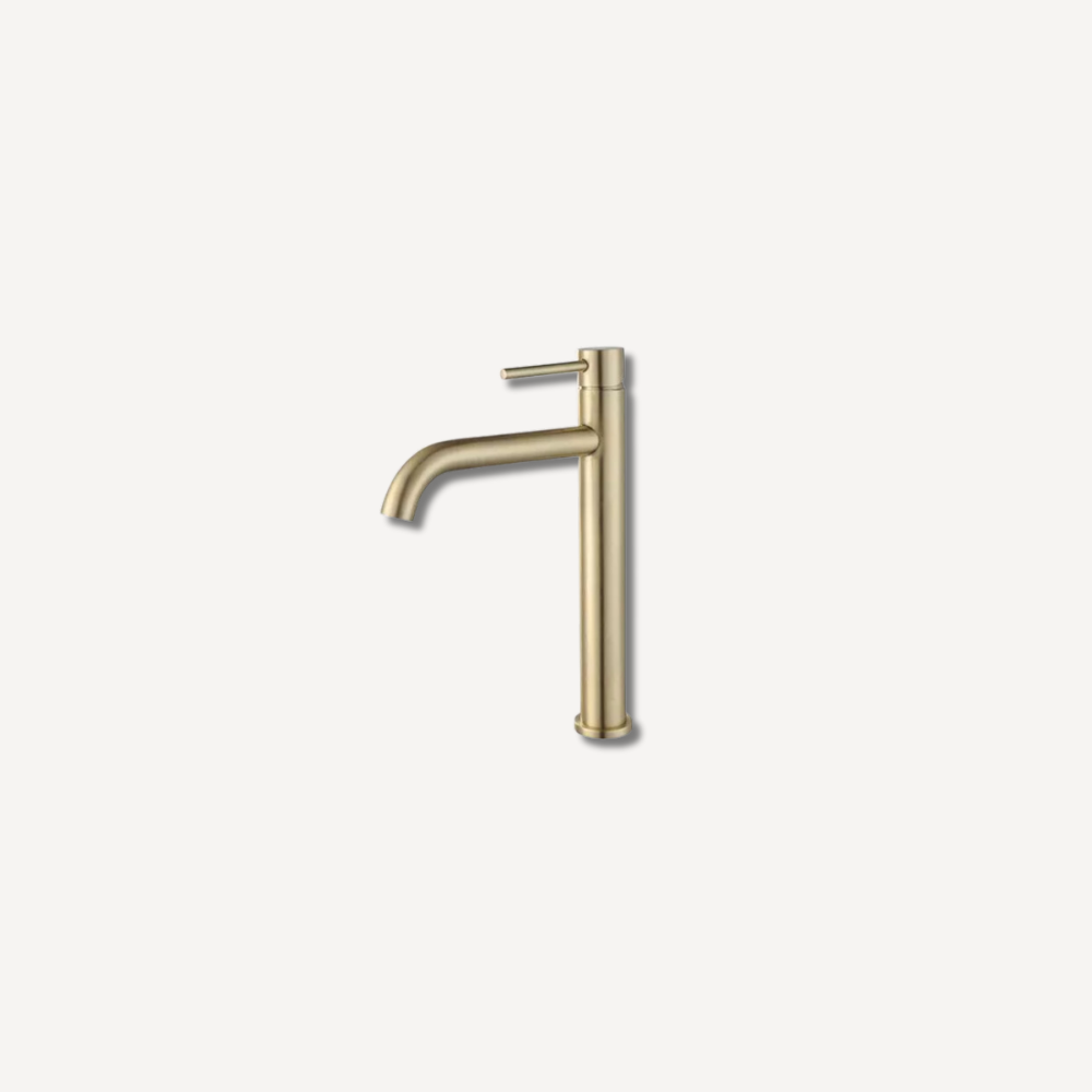 Stylet Tall  Gold Basin Mixer