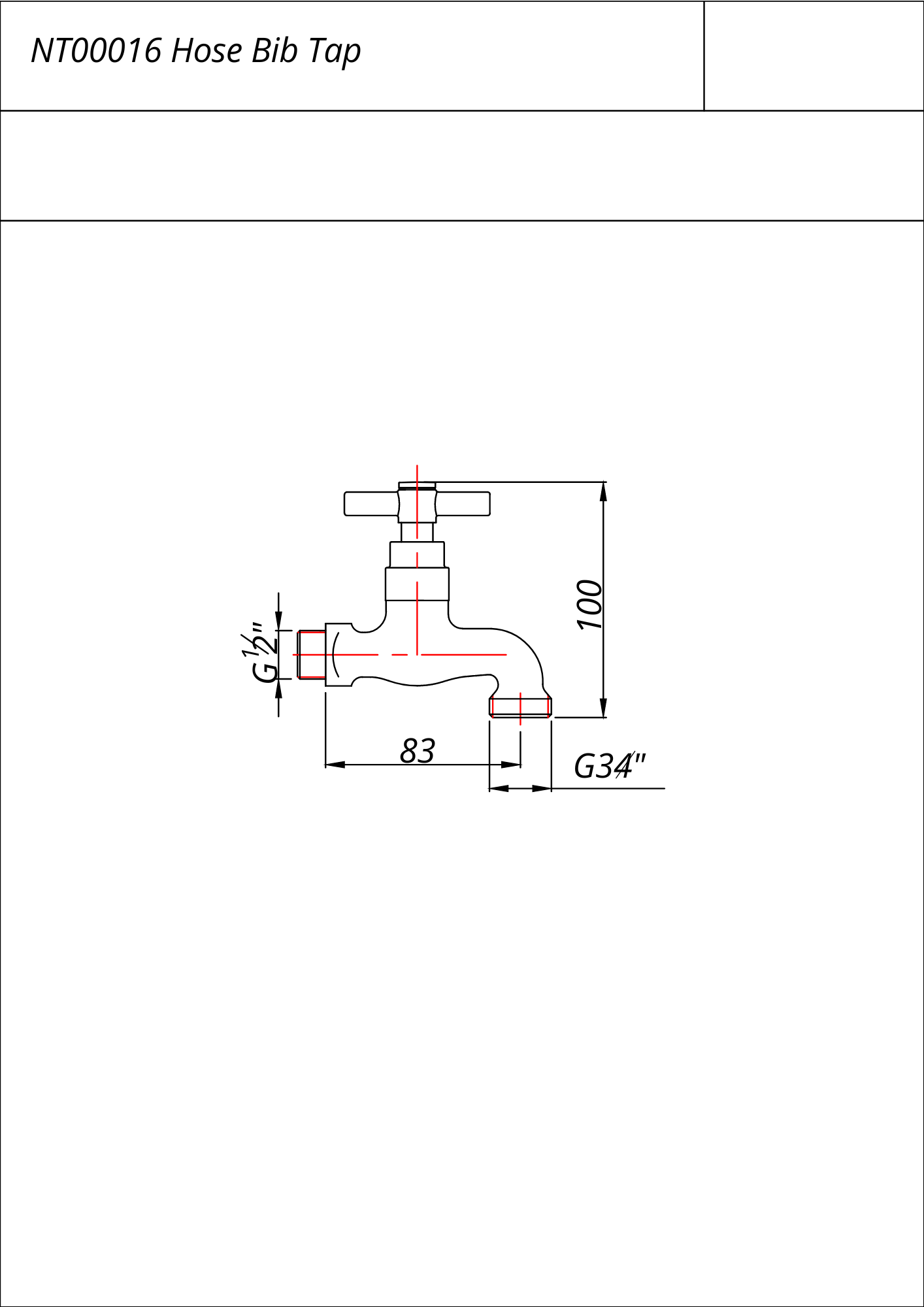 Neap Hose Bib Tap