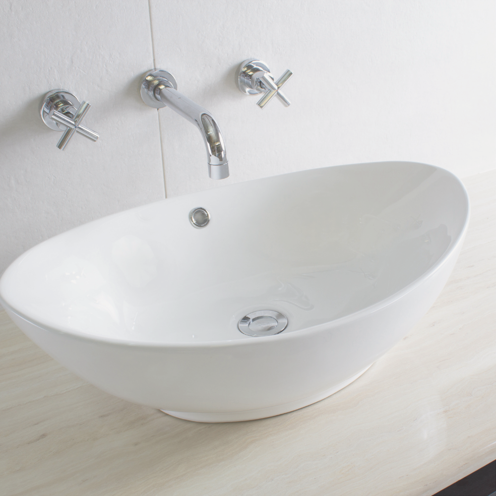 Pointed Oval Basin