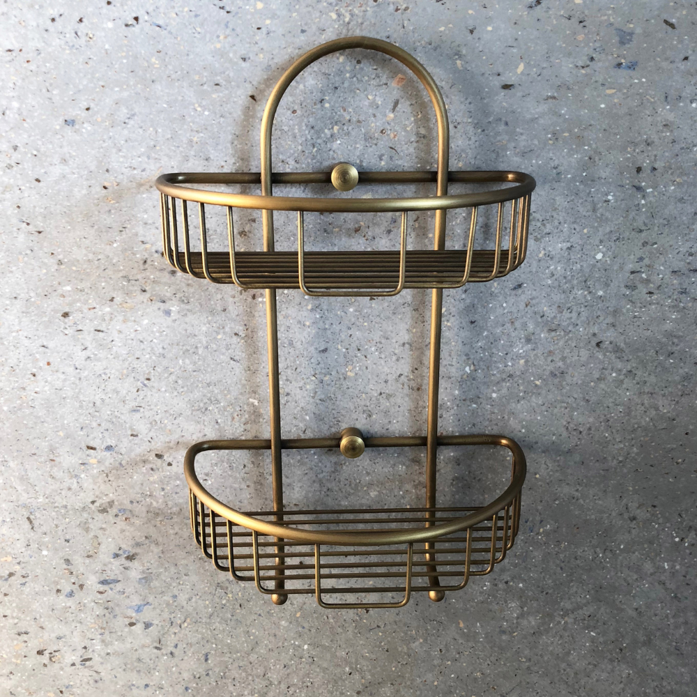 Double Caddy Shower Basket