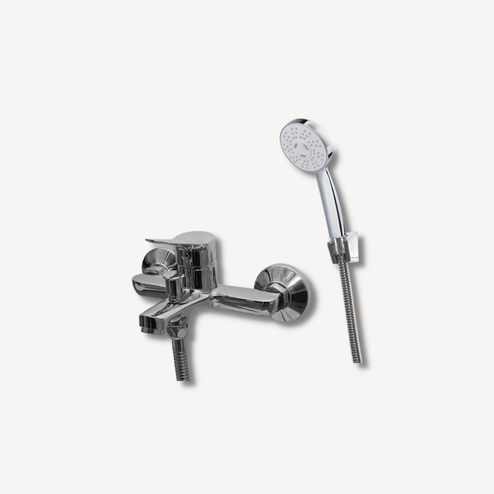 Teal Bath Mixer Tap W/T Standard Offset