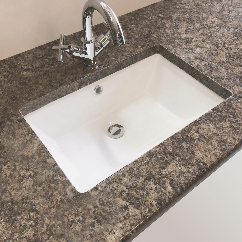 Wide Rectangle Underslung Basin